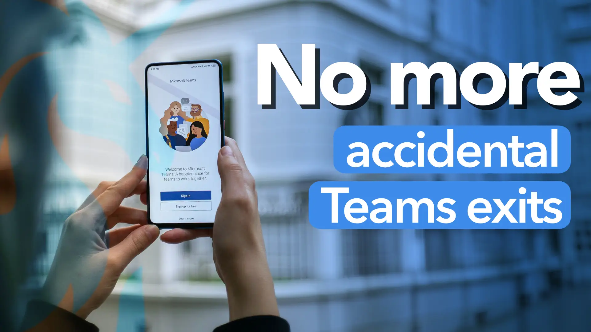 Microsoft Teams finally moves the Quit button